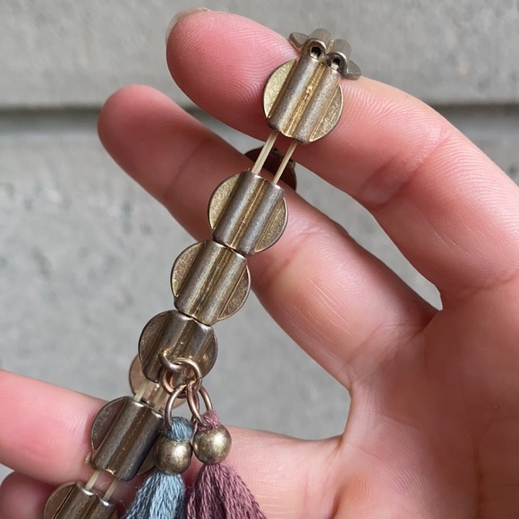 Boho Tassel Stretch Bracelet - Picture 3 of 5